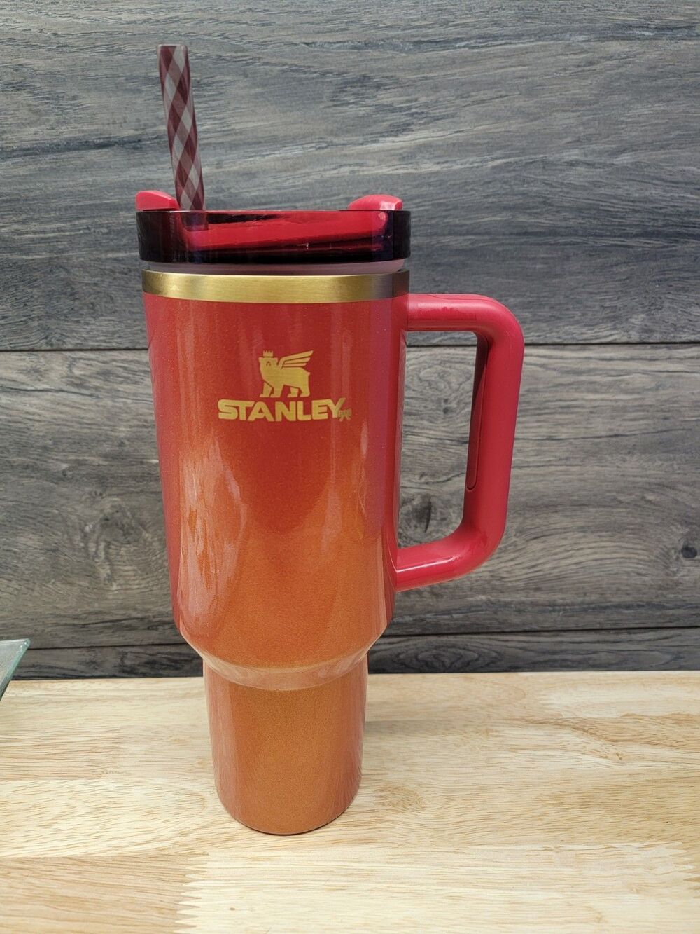 Stanley SCARLET TINSEL 40oz Tumbler  Holiday Limited Edition